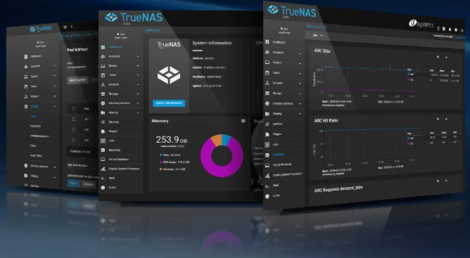 TrueNAS Scale Hero Interface